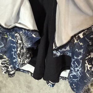 Dona Jo Size S Jojo Skirt 1 Skort Blue Snake Skin Shorts Pockets Golf Pickleball